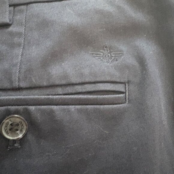 Dockers Mens Classic Fit Signature Navy Khakis Flex Comfort W42 L32 - Picture 14 of 14